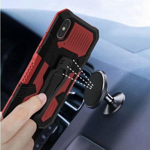 Shockproof Case Belt Clip Bumper Cover for OPPO A12 Case Magnet Back Panel Funda OPPO A7 AX7 A5S A 7 12 AX5S Frame Protect Capa