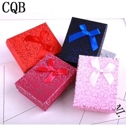 Heart jewellery box jewelry earrings necklace box wedding ring tray display gifts a lot of makeup jewelry tray brand fashion