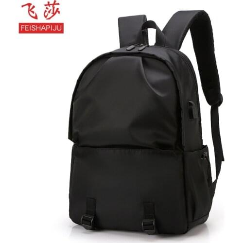 Newhotstacy Bag 07302021 Mens fashion backpack USB schoolbag student schoolbag