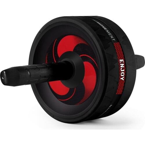 A097 Exercise Silent Fitness Equipment Double Abdominal Power Wheel Ab Roller Wheel Roller Trainer Fitness Equipment