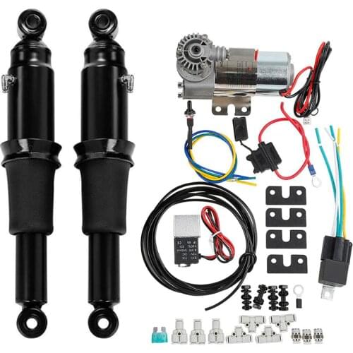 Motorcycle Rear Air Ride Suspension Air Tank For Harley Touring Road King Street Glide Road Glide 1994-2020