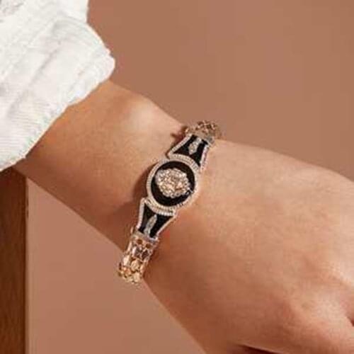 Fashion Big Ring Bracelet Set Decoration Multilayer Bracelet Exaggerated Catwalk All-match Bracelet Women