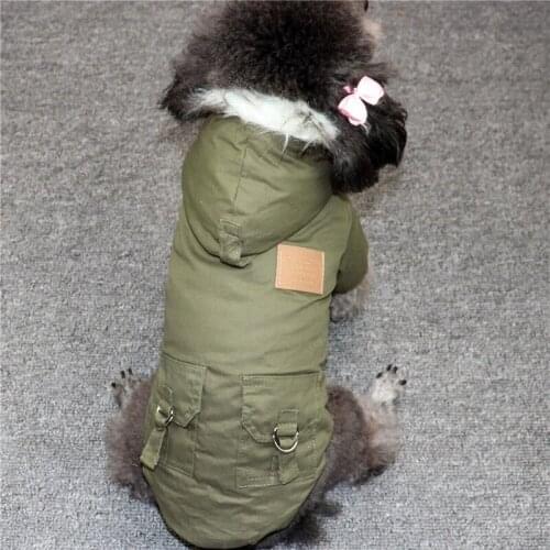 Winter Pet Dog Clothes Warm Down Jacket for Small Medium Dog Thicker Chihuahua Puppy Cat Hooded Clothes Lightweight Hoodie