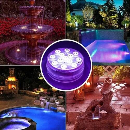 13 LED Waterproof Underwater Lamp Swimming Pool Floating Lights Fountain Decor Waterproof Decor Water Float Party Night Light