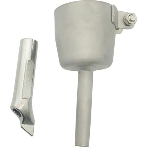 2pc/set Speed Welding Nozzles 5mm Standard Nozzle And Tacking Nozzle For Vinyl PVC Plastic Hot Heat Air Gun