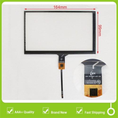 6.2 inch 7 inch lxh-tpc0037-677-v5 155X88mm 165x100mm Touch Screen Panel Digitizer Glass Sensor For Car GPS Navigation