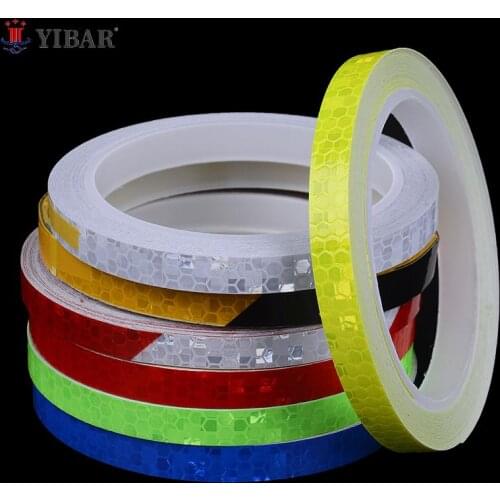 Mountain Bike Accessory Reflective Stickers Cycling Fluorescent Tape Bicycle Adhesive Tape Safety Decor Sticker Accessories