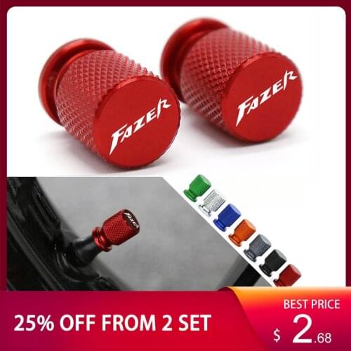 For Yamaha FZ1 FZ6 FZ8 Fazer 150 250 400 1000 Motorcycle CNC Aluminum Accessorie Wheel Tire Valve Stem Caps CNC Airtight Covers