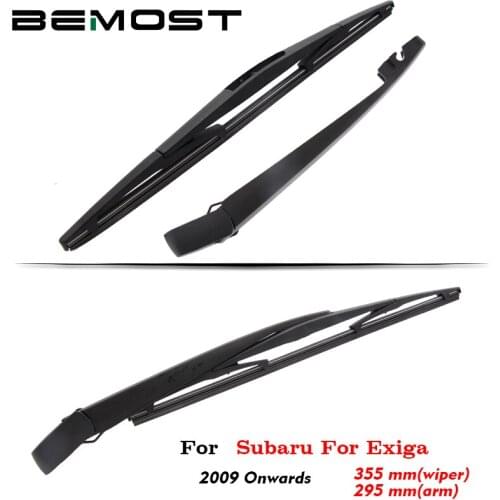 BEMOST Auto Car Rear Wiper Arm Blade Rubber For Subaru Exiga 355MM Hatchback 2009 2010 2011 2012 2013 2014 2015 2016 2017 2018
