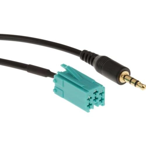 Car Audio CD MP3 Audio Black Adapter Cable For Clio Megane Space Mode Scenic