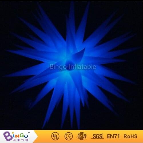 Free Shipping colour changing 2.4 Meters Inflatable led light inflatable star hot sale blow up stars decorations BG-A0362 toy