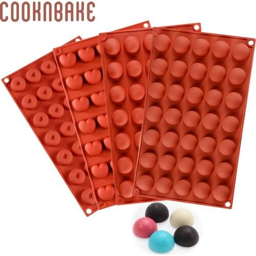 COOKNBAKE silicone mold for candy chocolate mini dome gummy ice cube tray biscuit cake decoration tool DIY party christmas