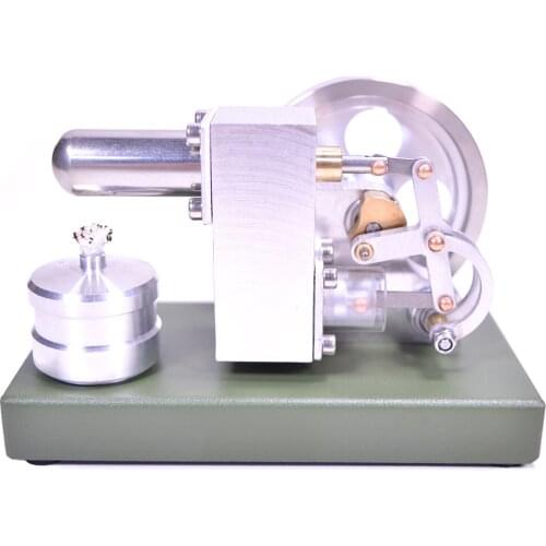 ENJOMOR Minitype α-Type Hot-Air Stirling External Combustion Engine Model DIY Physics Science Experiment Toy For Children Toys