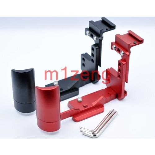 EOSM6 with hotshoe Vertical Quick Release L Plate/Bracket Holder hand Grip adapter for canon EOS-M6 camera tripod