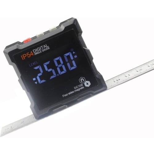 IP54 LED Inclinometer Digital Bevel Box Angle Meter New Digital Protractor Level Gauge Angle Meter With Magnetic Base