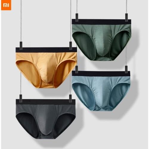 New xiaomi 60S modal mens briefs seamless underwear breathable mens shorts head High elasticity Antibacterial cool