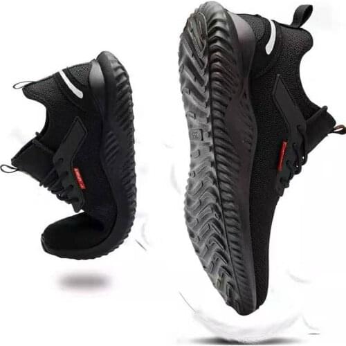 Soft Anti Smashing Anti Piercing Light Weight Fashion Work Shoes Safety Work Shoes for Men Indestructible Boots Breathable