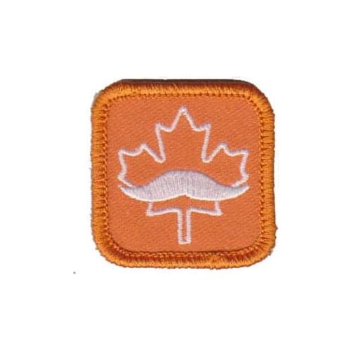 Canada Embroidery Patches Made by Twill with Merrow and iron on backing welcome customized free shipping