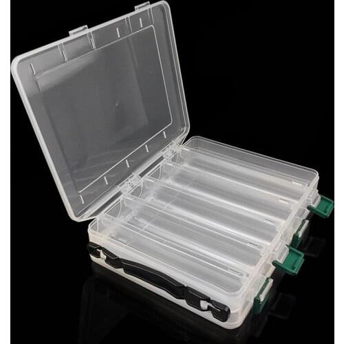New Design Fishing Tackle Boxes Double Layer 10 Compartments Lure Fishing Box Fishing Tackle Boxes Accessories