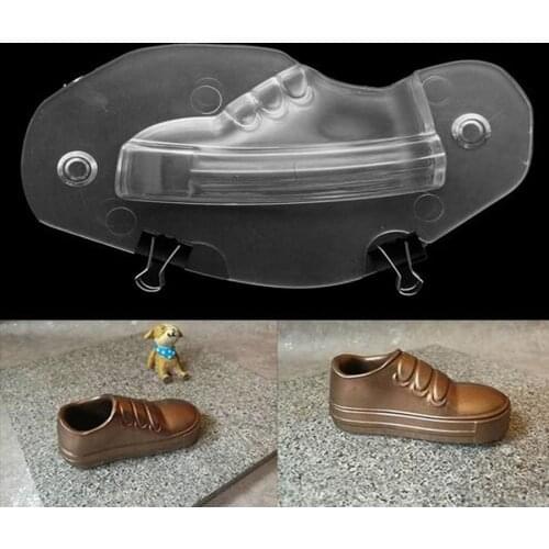 Plastic Chocolate Mold 3D Candy Cake Molds Cake Decorating Tools Children Shoes Shape DIY Home Baking Sugar Craft H807