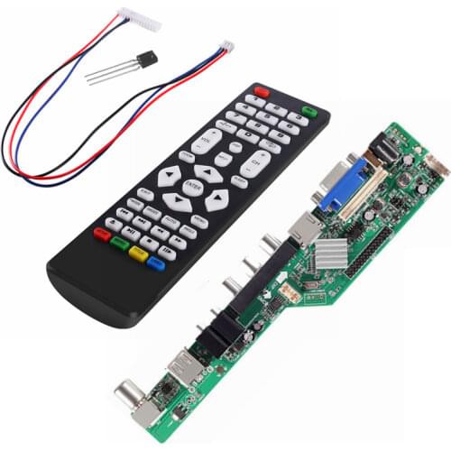 3663 TV Controller Driver Board universal scaler kit Digital Signal DVB-T2 DVB-T/C Universal LCD UPGRADE 3463A with lvds