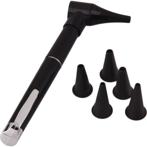 Portable Mini Diagnositc ENT Kit Ear Endoscope Portable Fiber Otoscope Diagnosis Set for Ear Care Check Ear Care Plastic