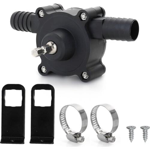 Portable Electric Drill Pump Self Priming Transfer Pumps Oil Fluid Water Pump ElectricDrill Driven Self-priming Pump