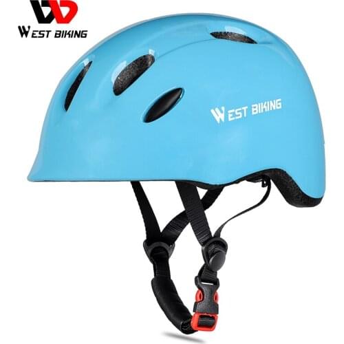 WEST BIKING Child Bicycle Helmet Road MTB Bike Helmets Safe Cycling Cap Breathable Head Protect Skating Scooter Sports Helmet