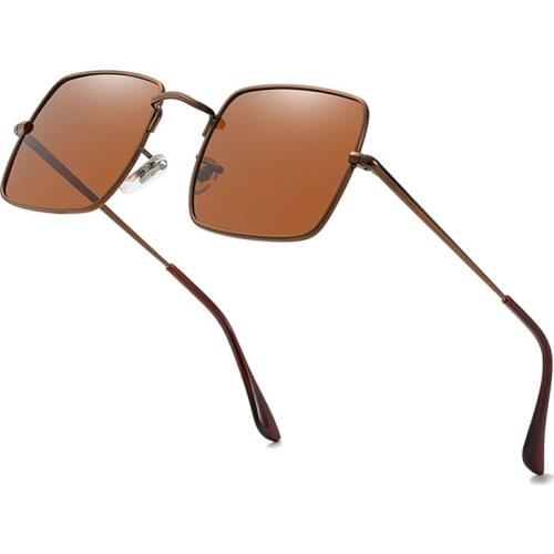 Polaroid Sunglasses Unisex Square Vintage Sun Glasses Famous Brand Sunglases Polarized Sunglasses Retro Feminino for Women Men