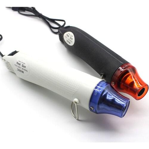 EU US Plug Gun with Supporting Seat Heat Shrink Tube 110V 220V DIY Using Heat Gun Electric Power Tool Hot Air 300W Temperature