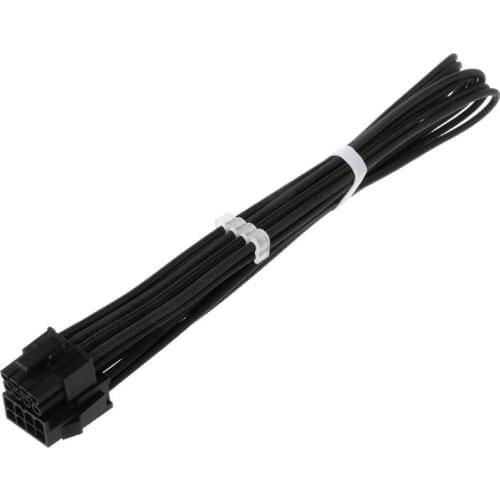30/40CM Black GPU PCI-E 8 Pin (6+2) Male to Female Power Extension Cable for PC