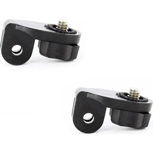 2 pc Universal Conversion Adapter Set for Sony Cam, Xiaomi, or GoPro. Has Camera Screw (1/4-Inch 20), Easily Connect Action Came