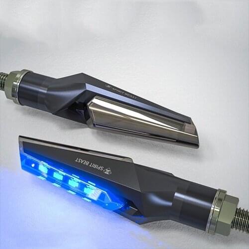 New Universal Motorcycle LED Turn Signal Light Indicator Ninja 400 DRL Dirt Pit Bike Blinker Lamp Flasher For Z900 Z750 R125 FZ6