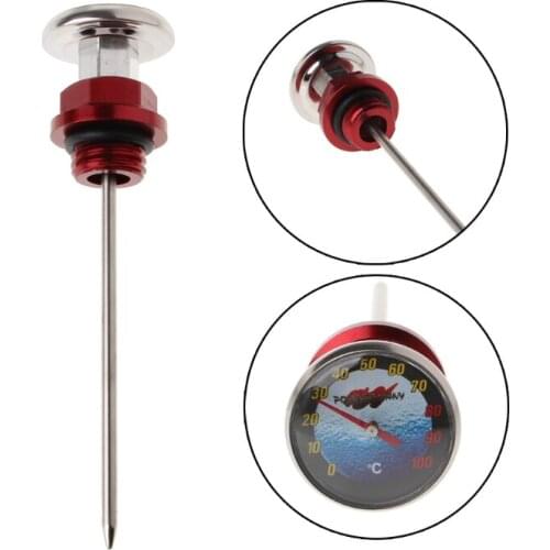 Motorcycle Dirt Pit Bike Parts Oil Tank Temperature Gauge For 110cc 125cc