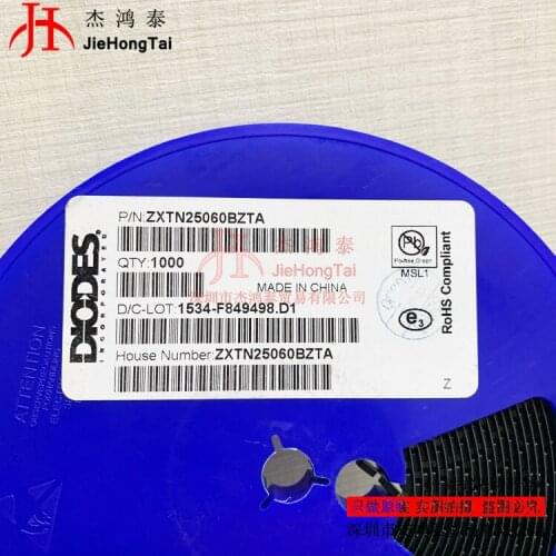 100% New&original ZXTN25060BZ SOT89 BOM In Stock 5pcs/lot