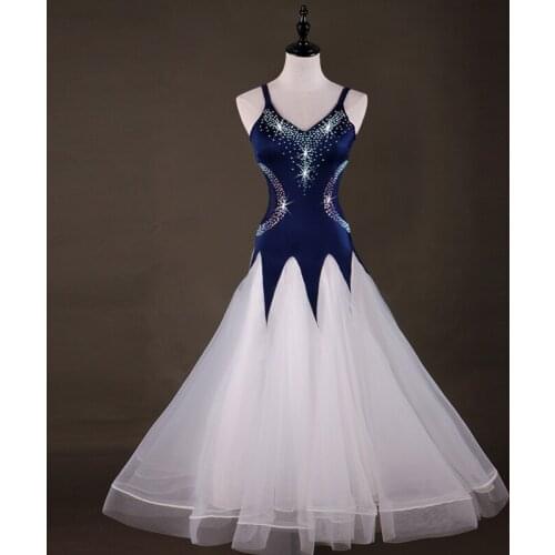 2019 New Costume Sale Ballroom Dance Skirts Newest Design Woman Modern Waltz Tango Dress/standard Competition Dress MQ038