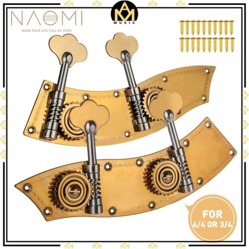 3/4 4/4 Upright Bass Dual Tuner Machine Bass Pegs 4/4 3/4 Double Bass Tuning Pegs Head Winder Pegs SET