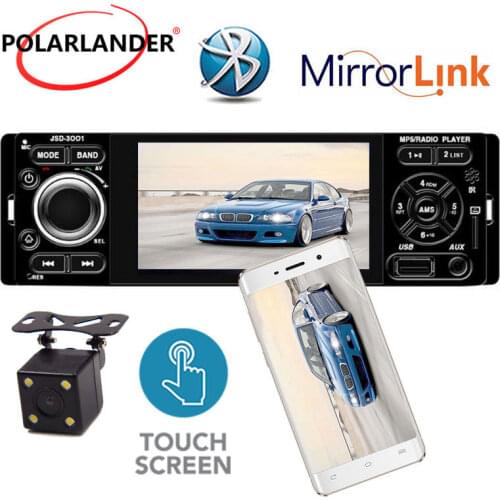 4"autoradio car radio Touch Screen Car MP5 Player Bluetooth mirror link audio Rear view camera usb aux Stereo Car Radio USB AUX
