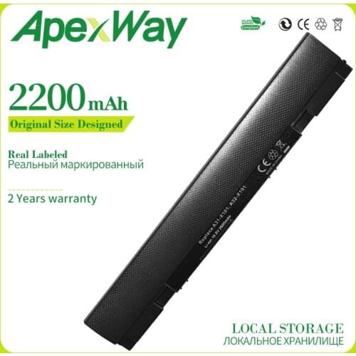 Apexway 2200 mAh 6 Cells Laptop Battery For ASUS Eee PC X101CH X101 X101C X101H Replace: A31-X101 A32-X101