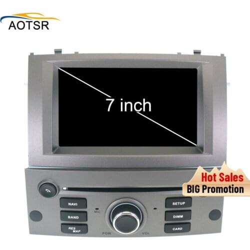 IPS Android 8.0 Car DVD player head unit For Peugeot 407 2004-2010 Auto Radio FM Stereo GPS Navigation Audio Video tape recorder
