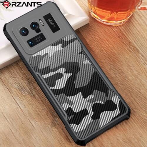 Rzants For Xiaomi Mi 11 Ultra Mi 11 Lite 10i Case Hard Camouflage Beetle Hybrid Shockproof Slim Crystal Clear Cover Double