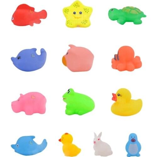 Pool Fun Baby Bathtub Toddlers Best Presents Baby Bath Set Animals Shaped Sound Toys for Infants Baby Supplies 69HE