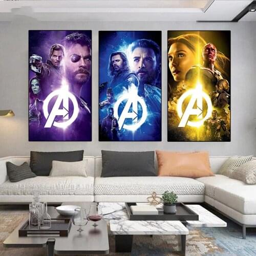 Disney Marvel Avengers Diy 5D Diamond Painting Diamond Embroidery Mosaic Cross Stitch Kits Art Home Decor Picture