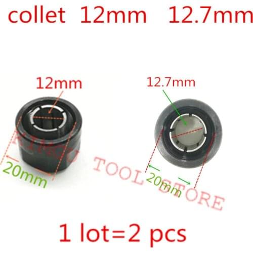 Collet Cone Nut Chuck 12.7mm 1/2-inch 1/4-inch 323293 Replace for HITACHI 323421 M12VE M12VC M12V2 M12SE M12SA2 KM12VC Router