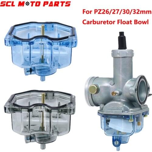 ALconstar-PZ Carburetor Comp Chamber Transparent Float Bowl Motorcycle Fuel System Parts CARBS Float Bowl For PZ26/27/30/32mm