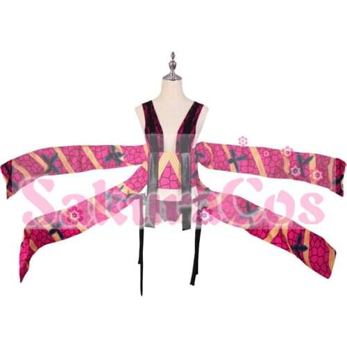 Kimetsu No Yaiba Demon Slayer Daki Cosplay Costume Bikini Uniforms Halloween Costumes for Women Fancy Party Performance Dress