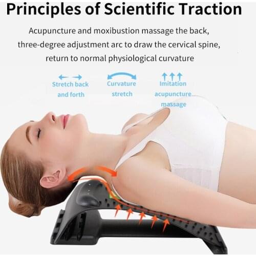 Stretch Equipment Back Massager Stretcher Fitness Lumbar Support Relaxation Mate Spinal Pain