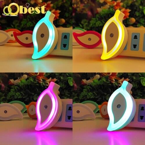 Light Sensor Control Night Light Mini EU US Plug Novelty Square Bedroom lamp For Baby Gift Romantic Colorful Lights fortnit