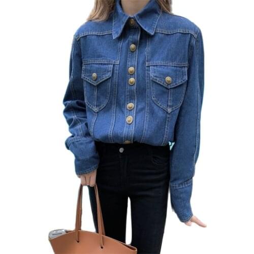 Женские синие куртки Pengpious China At AliExpress