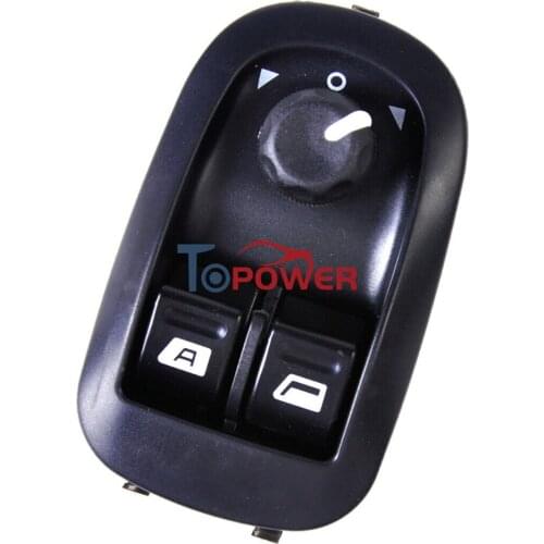 Electric Power Window Switch Mirror Button Control 6554WA Front Left For 2000-2009 Peugeott 206 1.4/1.6L NEW Autoparts 6554.WA